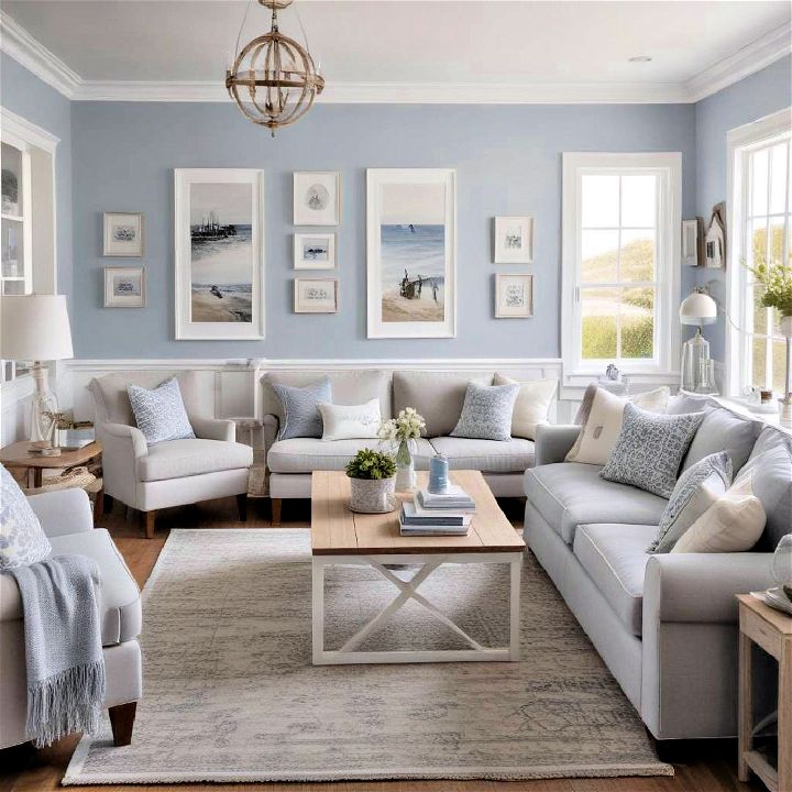 coastal cottage living room