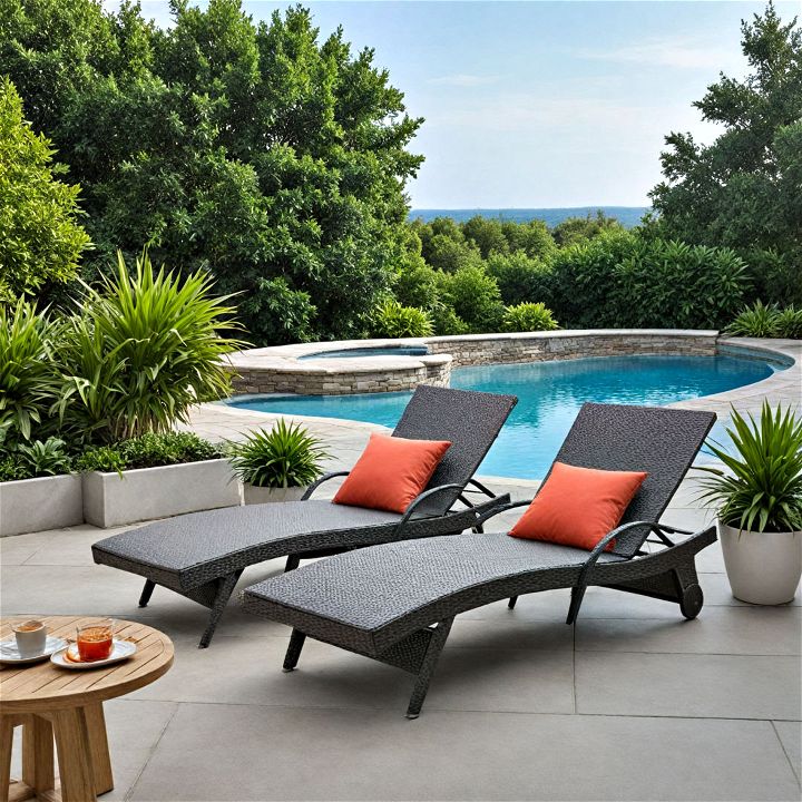 comfort chaise lounges for patio