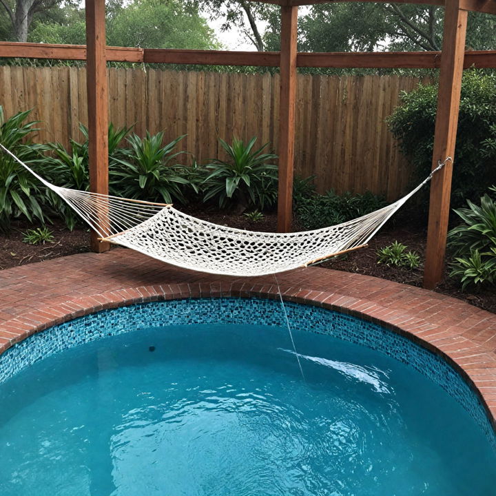 comfort hanging hammock for above ground pool