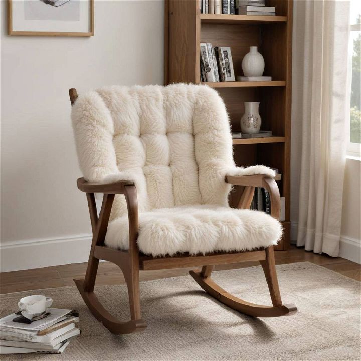 comfortable and classic rocking chair
