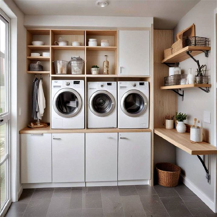 comfortable laundry room ergonomic design