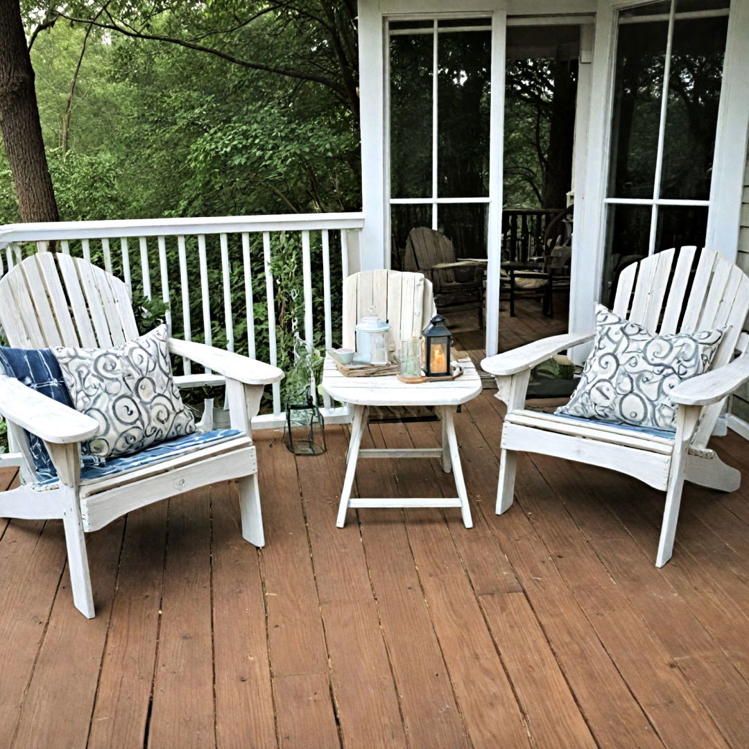 comfortable and stylish adirondack chairs