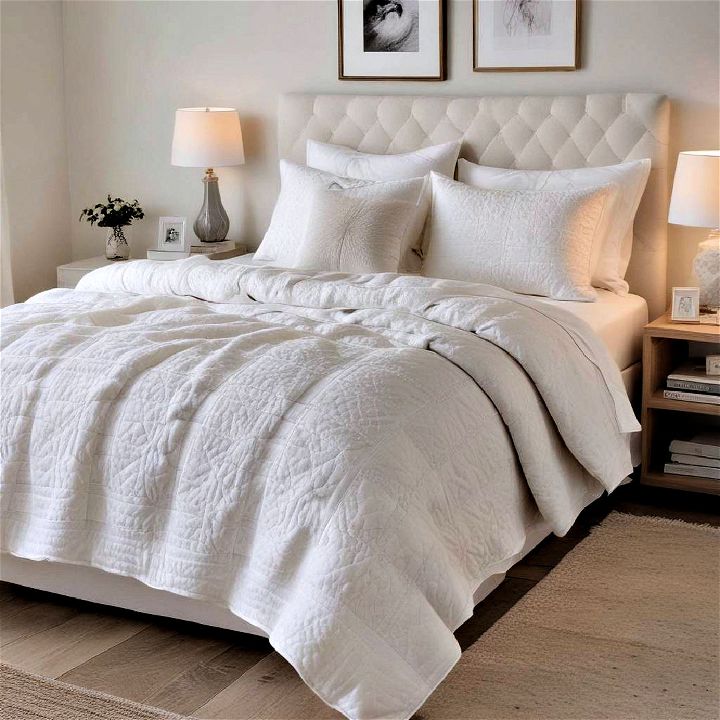 comfortable and stylish quilted blanket