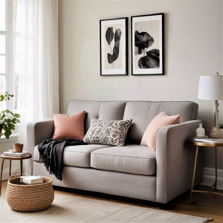 comfortable small sofa