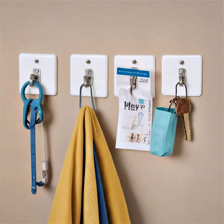 command hooks for hanging bags and keys