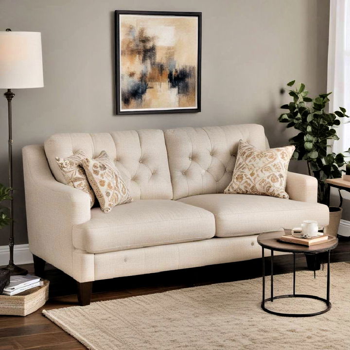 compact and cozy loveseat