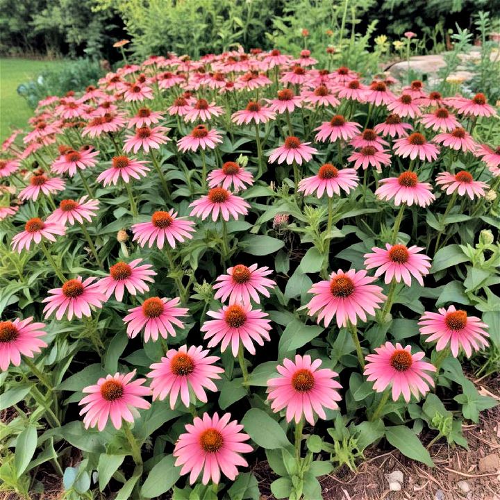 coneflowers for perennial flower bed