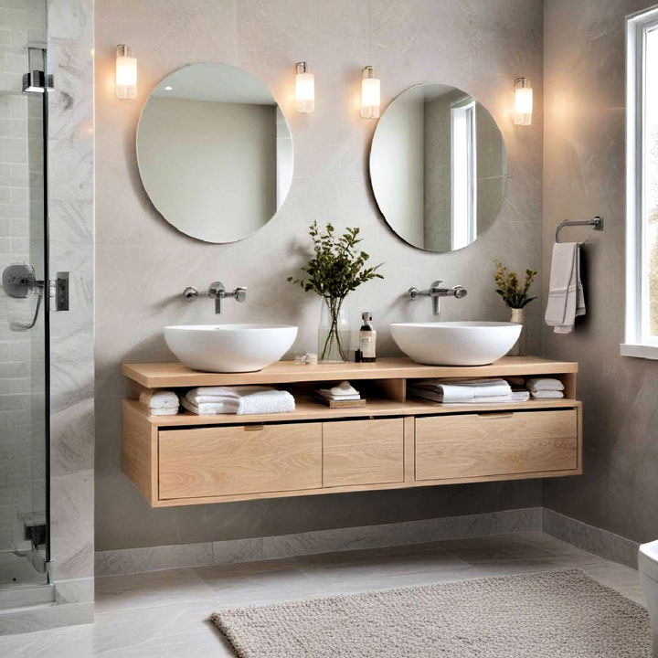 contemporary floating vanities