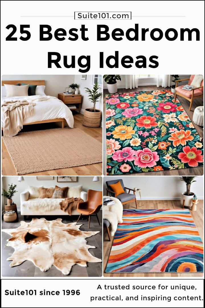 cool bedroom rug ideas