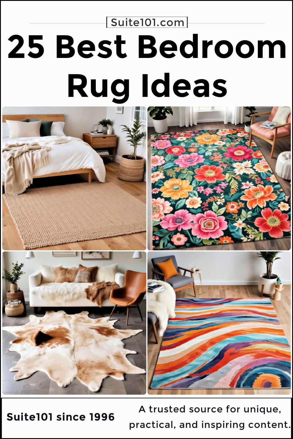 cool bedroom rug ideas