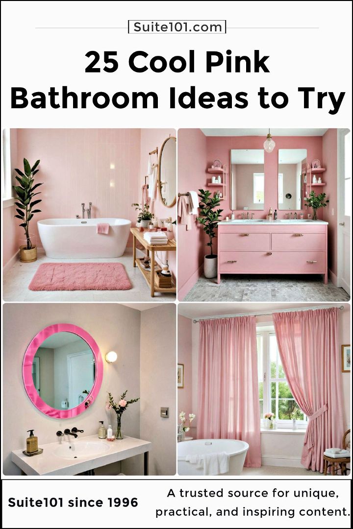 cool pink bathroom ideas