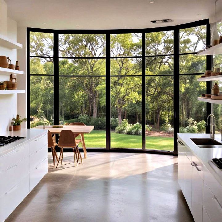 corner kitchen windows for expansive and views