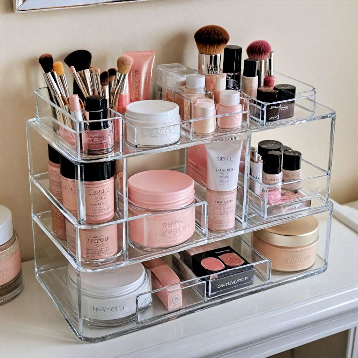 cosmetic jars for storing small items