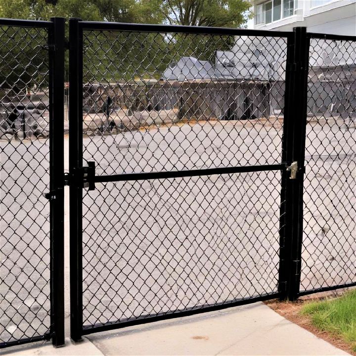 cost effective chain link gate