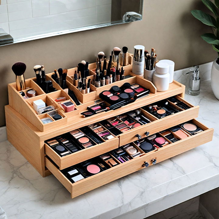 countertop makeup organizer