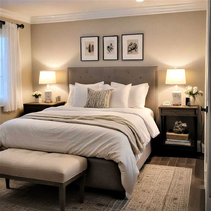 cozy and inviting guest bedroom