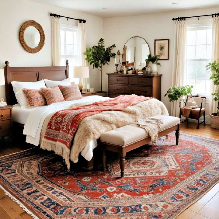 cozy antique rug