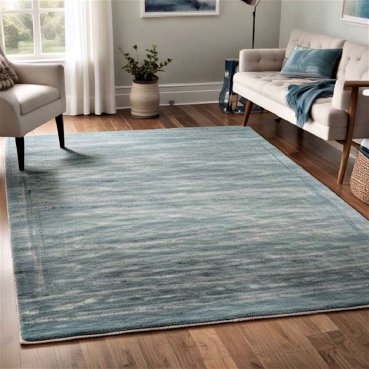 cozy aqua accent rug