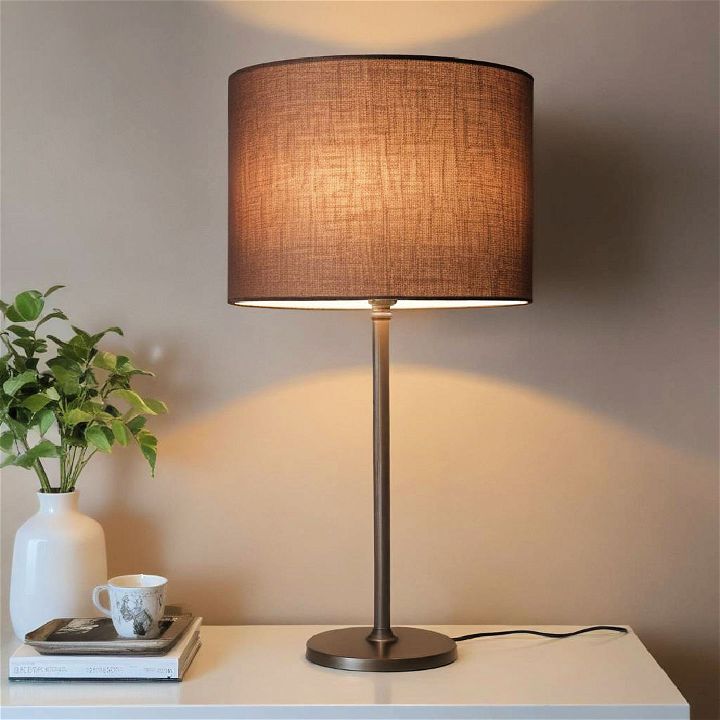 cozy brown lampshade