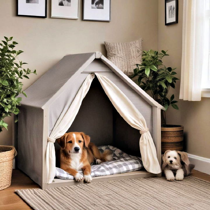 cozy doggy den for security and privacy