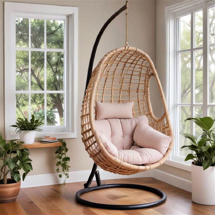 cozy hanging chair for kids and adults