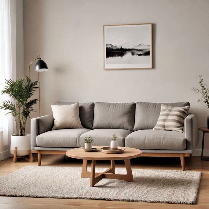 cozy minimalist furniture for living room