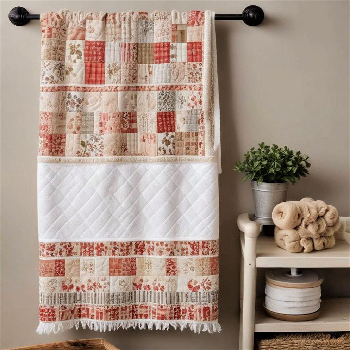 cozy quilted towel