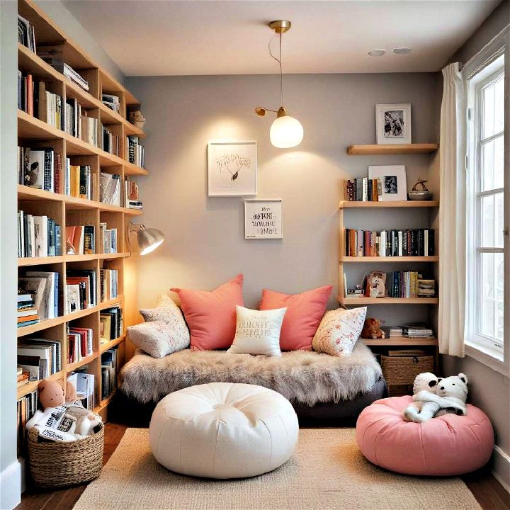 cozy reading nook for kids