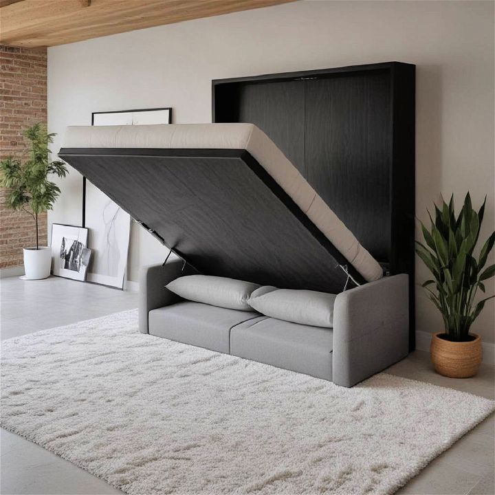 cozy sofa convertible murphy bed