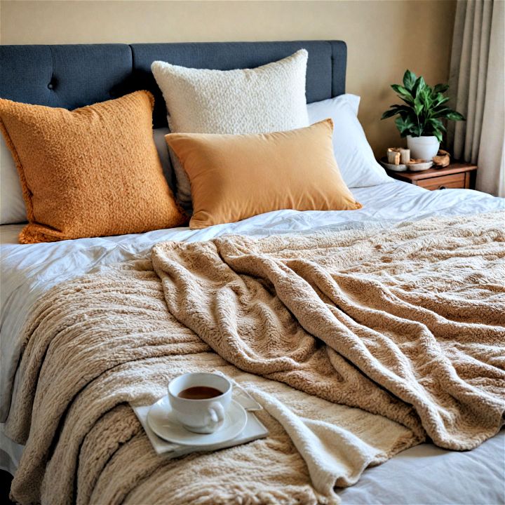 cozy throws and pillows