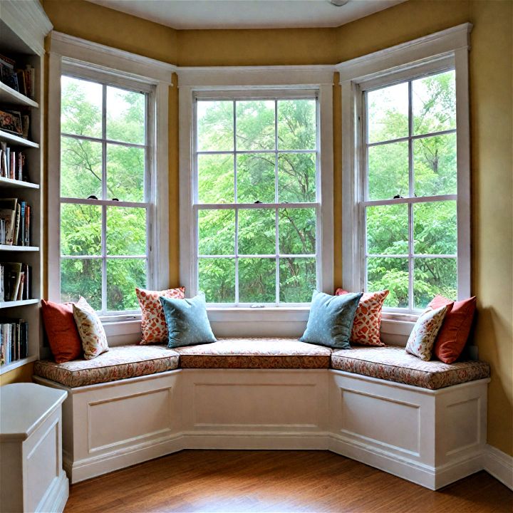 cozy window seating for daydreaming