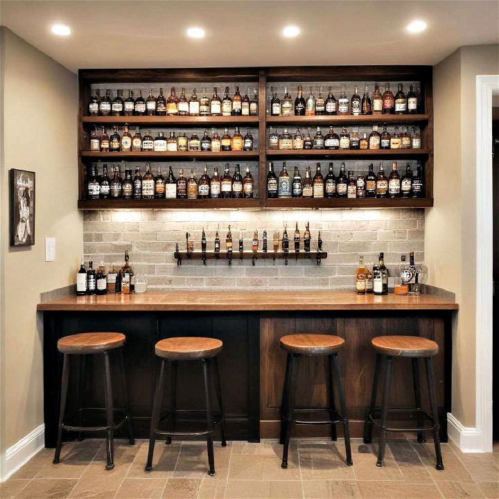 craft beer bar for small basement