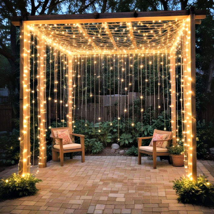 create a magical effect with light curtains