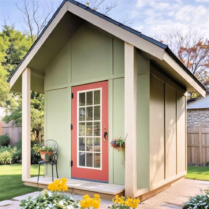 custom built shed for garden