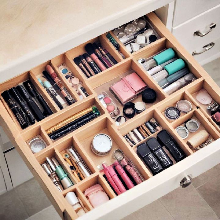 customizable drawer dividers for makeup