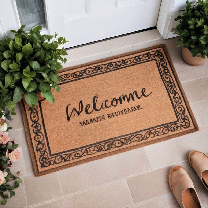 customized welcome mat