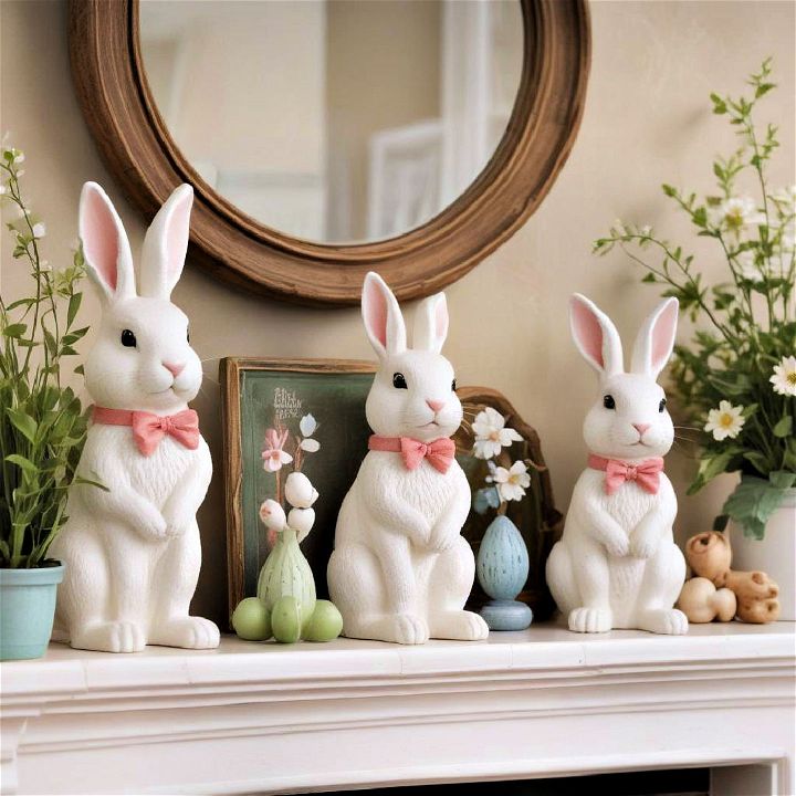 cute spring themed figurines