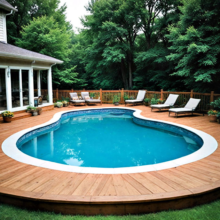 deck it out for above ground pool