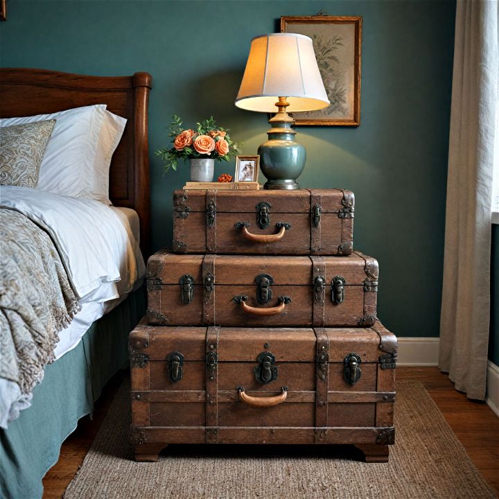 decorate with trunks and chests