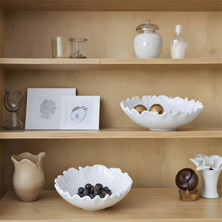 decorative bowls for shelf decor