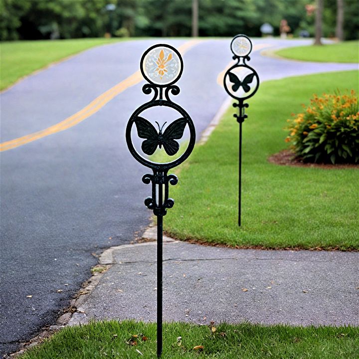 decorative driveway markers