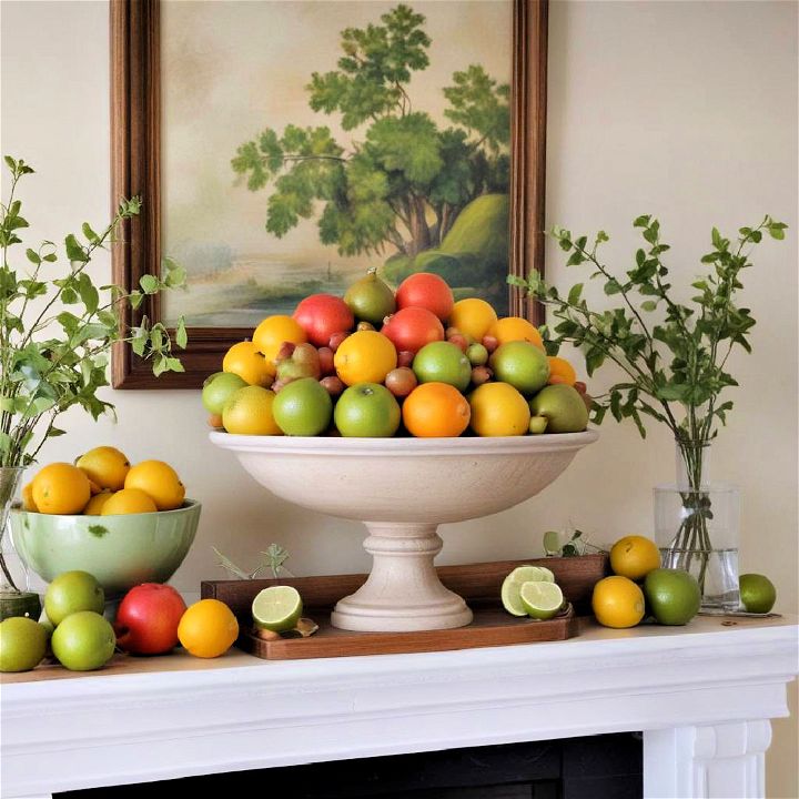 decorative fresh fruit display