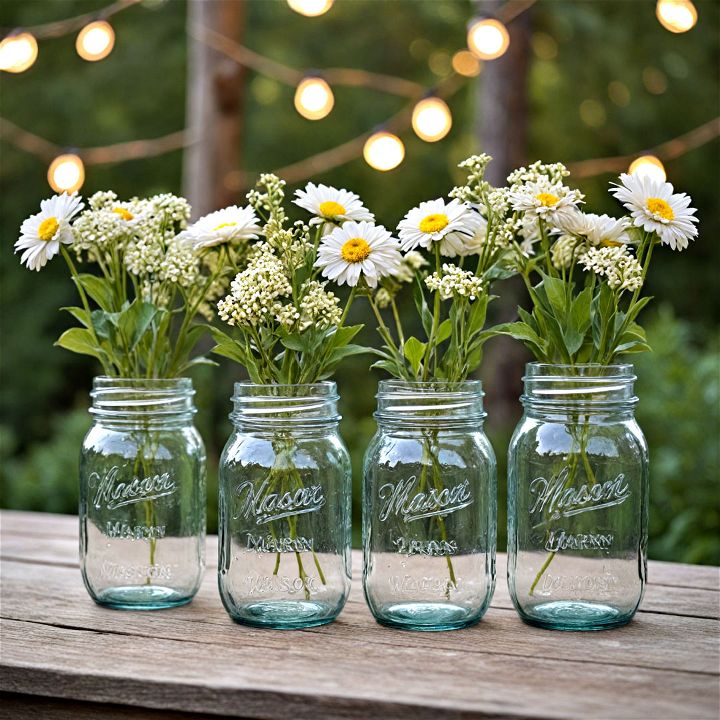 decorative mason jars for wedding decor