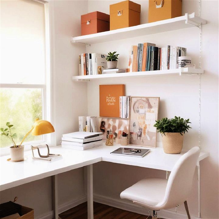 decorative shelves for office