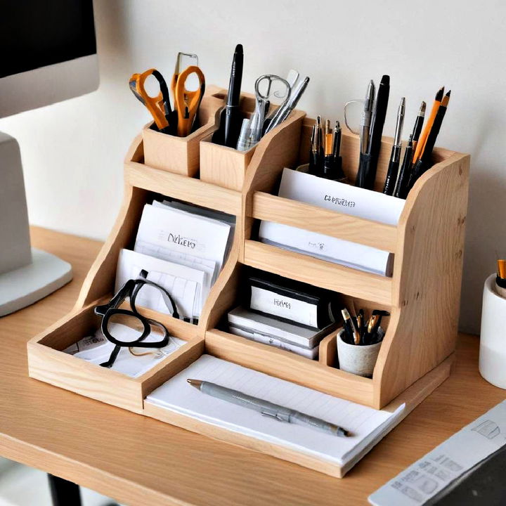 desk organizer to keep workspace tidy