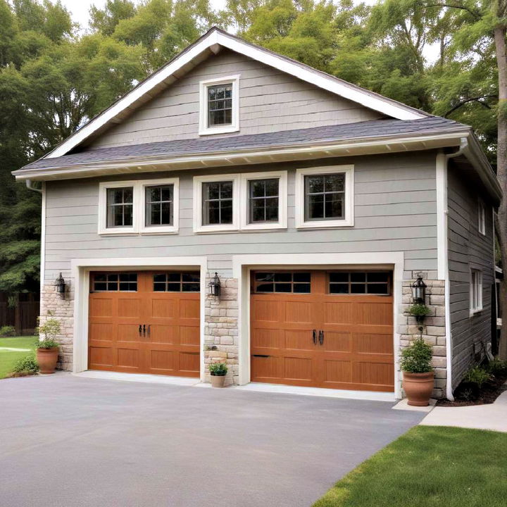 detached garage turns a traditional garage