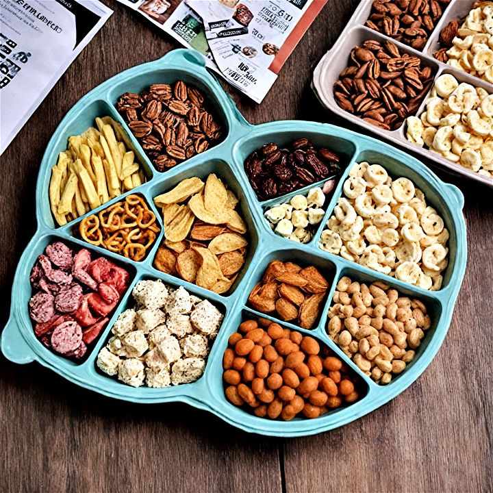 divided snack trays