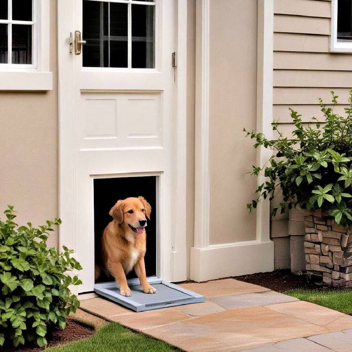 doggy door for easy access to outdoors