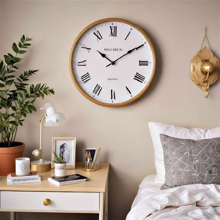 dorm room decorative clock