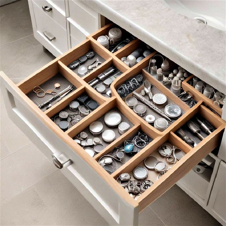 drawer inserts for vanity organization